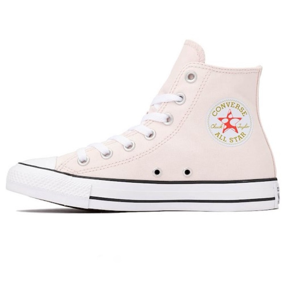 Converse Pink High-Top Sneakers with Mushroom Design - Picture 2 of 10